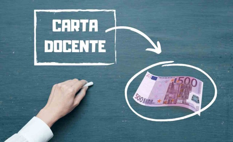 Carta Docente, sentenza record: 3.500 euro