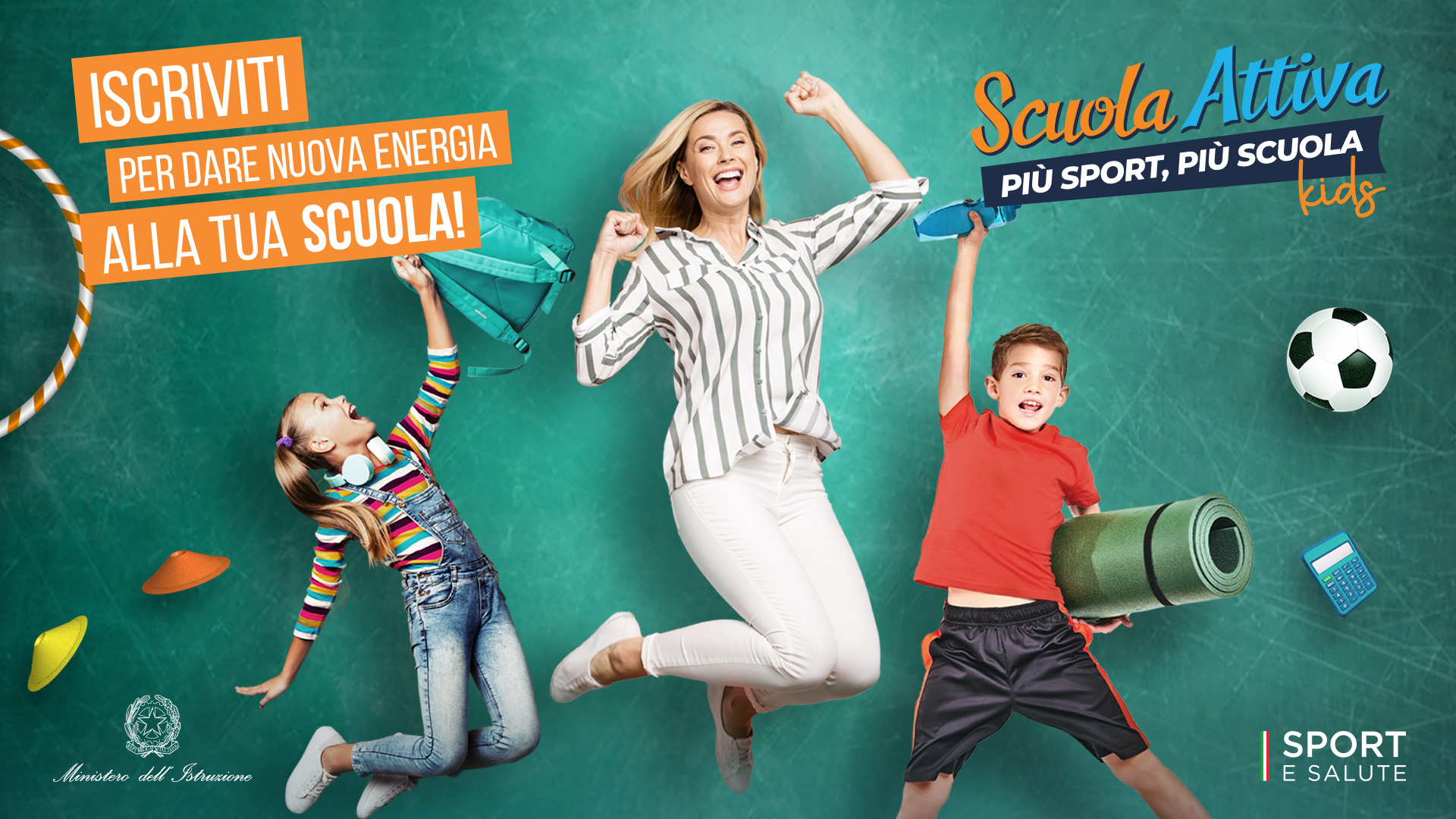 “Scuola Attiva”, al via il progetto di sport e salute nelle scuole
