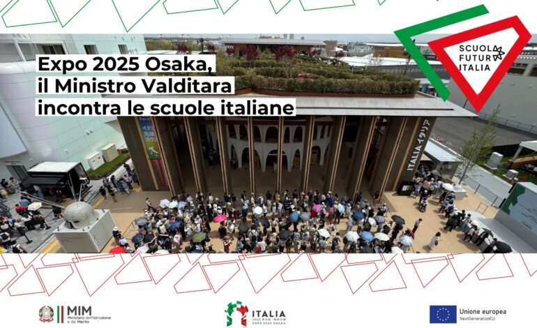 Expo Osaka, Valditara incontra le scuole italiane