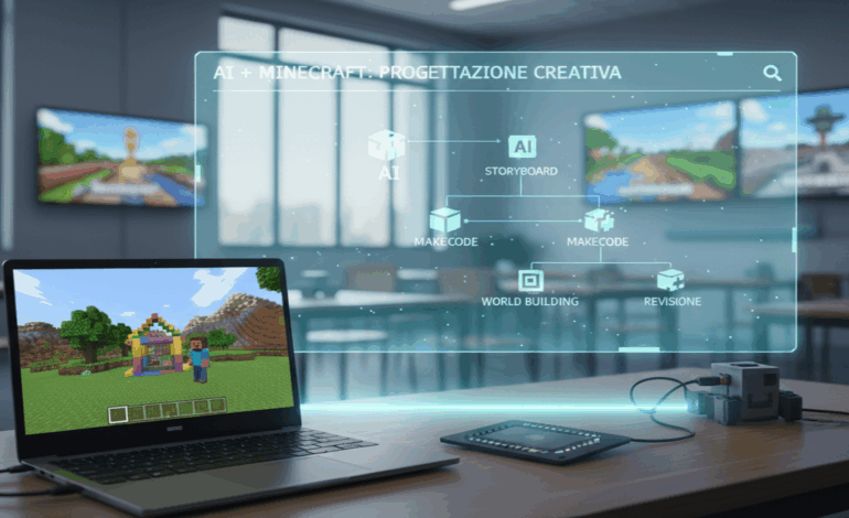 AI e Minecraft: progettare missioni educative con il coding
