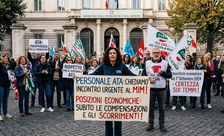 Posizioni economiche ATA: i sindacati chiedono un confronto urgente al Ministero