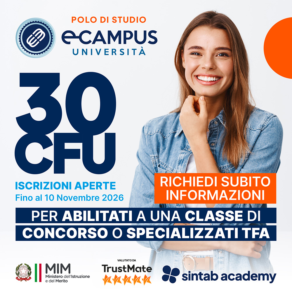 eCampus 30CFU XII Edizione Modalità Weekend
